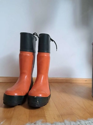 Schnittschutzgummistiefel Größe 42 Bild 3