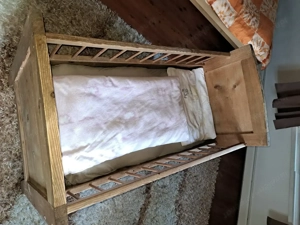 Gitterbett Antiquität Bild 3