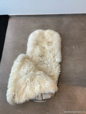 Lammfell Fußsack Bild 3