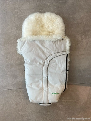 Lammfell Fußsack Bild 2
