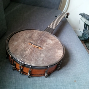 5 String Banjo 11" Cherry Whyte Laydie Tonring Bild 2