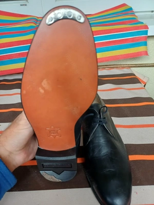 Neue Halbschuhe aus Leder Größe 44 Bild 4