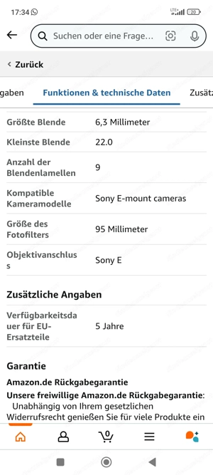 Objektiv Sigma 150-600mm F5-6.3 DG Bild 5