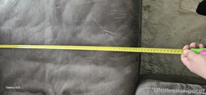 Echtleder Couch braun Bild 5