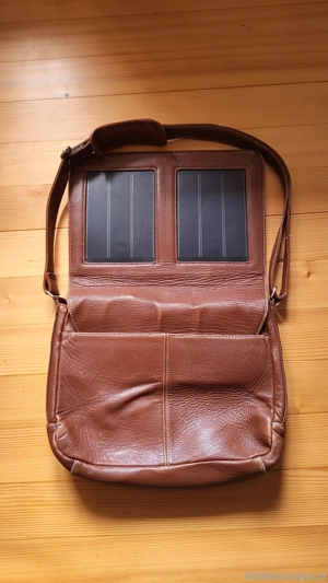 Leder Aktentasche SunnyBAG Solartasche Bild 5