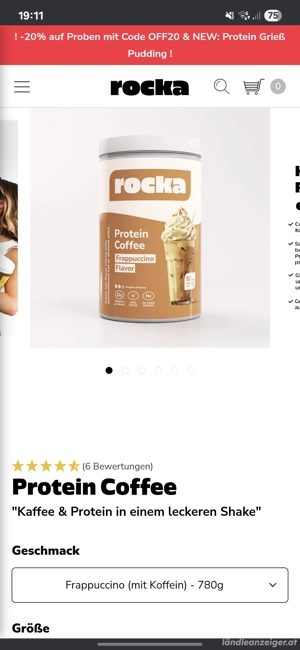 Rocka Protein Coffe (vegan) 