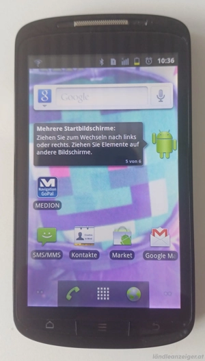 Verkaufe Handy MEDION Life P4310 Bild 2