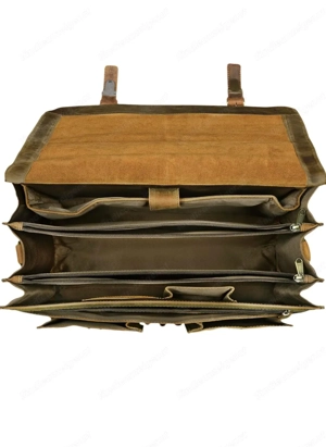 Verkaufe Ledertasche oder Arbeitstasche  Bild 3