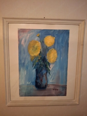 Schönes Bild mit Chrysanthemen