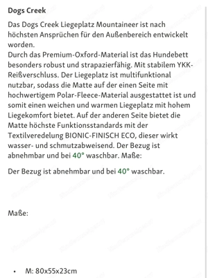 Hundeliegeplatz Dogs Creek Bild 4