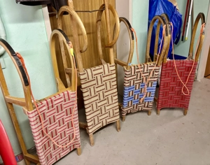 8 Stk Holzrodel   Schlitten klein und groß 