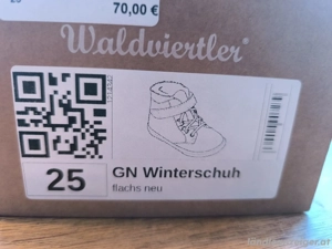 Waldviertler Gr. 25 Winterschuhe  Bild 3