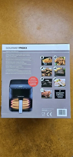 Gourmetmaxx Heißluftfritteuse   Airfryer unbenutzt ! Bild 2