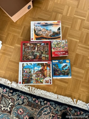 5 Puzzles versch Marken set sammlung