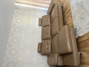Echtleder L-Sofa Bild 2