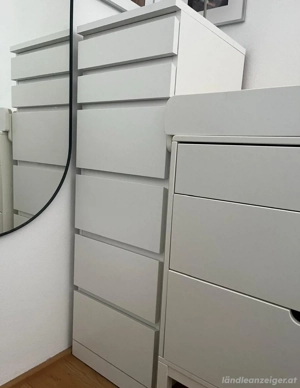 MALM Kommode mit 6 Schubladen