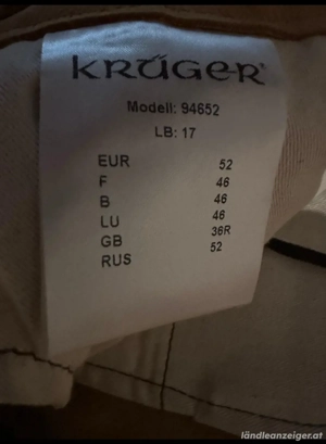 Island Trachtenlederhose in Gr. 52