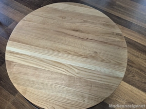 Tisch mit Vollholzplatte Bild 2