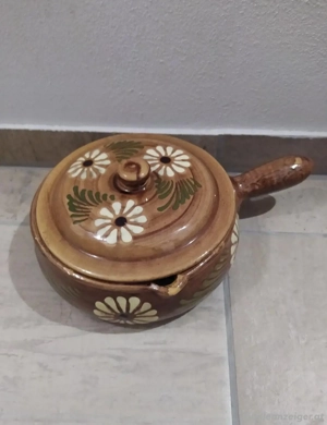 Tontopf mit Deckel
