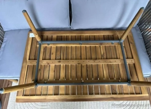 NEU: Garten  Balkon Tisch - massives Akazienholz Bild 2