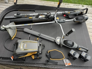 Stiga Profi Garten- Set Np 2600.- Akku 48V 900 Serie Laubbläser Motorsense Heckenschere Hochentaster