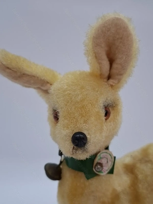 Spielzeug Plüsch Uhrwerksaufzug 70er Jahre Bambi Reh