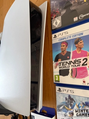 Playstation Sony PS 5 Disc Konsole inkl. 2 TB SSD + 8 Spiele + 2 Sony Controller Bild 6