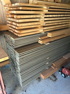 Holz Fassade, Täfer, Wechselfalz inkl. Holz Unterkonstruktion Bild 2