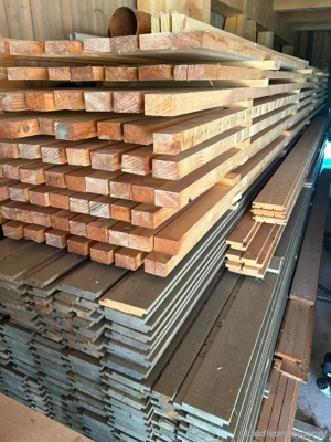 Holz Fassade, Täfer, Wechselfalz inkl. Holz Unterkonstruktion Bild 3