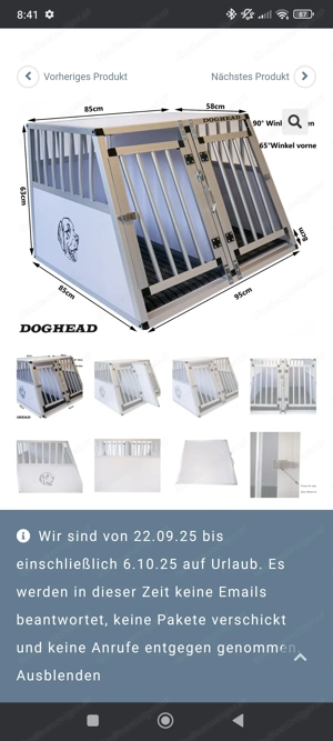 Hundebox Hundedoppelbox