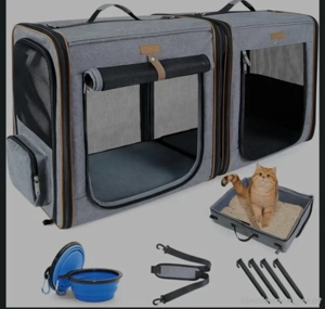 1 Hunde Katzen Transportbox Bild 4