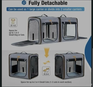 1 Hunde Katzen Transportbox Bild 2