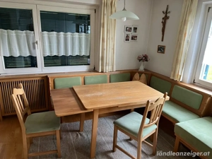 schöner Schrank, 2 Stühle, Tisch, Eckbank Bild 3