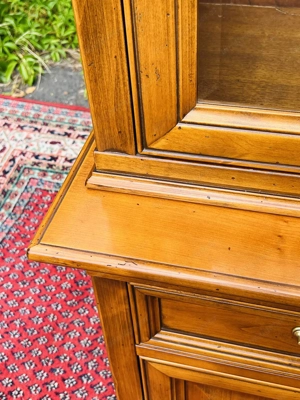  Biedermeier Vitrine Buffet Schrank Barock Kirschbaum Landhaus Stilmöbel Schrank Bauernmöbel Bild 10
