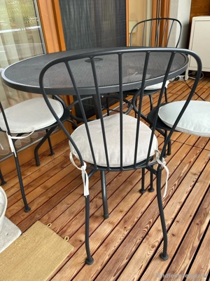 Balkon-Tisch mit 4 Stühlen  Bild 2