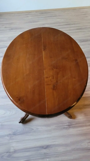 Gründerzeit Esstisch Nussbaum Tisch um 1880 Bild 4