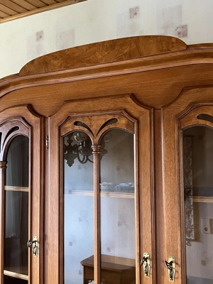 Biedermeier Vitrine Wohnzimmerschrank SELVA Stilmöbel Barock Bild 9