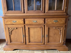 Biedermeier Vitrine Wohnzimmerschrank SELVA Stilmöbel Barock Bild 8