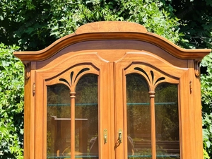 Biedermeier Vitrine Sekretär Barock Stilmöbel Buffet Anrichte  Bild 5