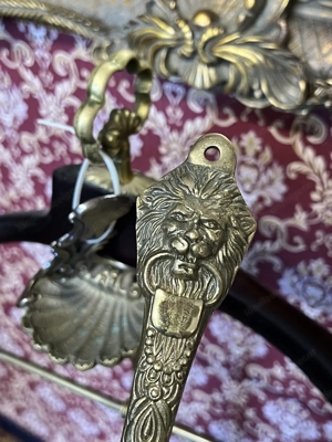  Edle Garderobe Kleiderständer Garderobenständer Messing- Barock Hotel - Vintage - Antik Bild 8