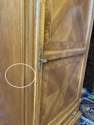 Biedermeier Schrank Dielenschrank Landhaus Kirschbaum Bild 3