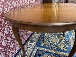 Barock Esstisch Tisch Esszimmertisch Stühle Chippendale Vintage  Nussbaum Bild 4