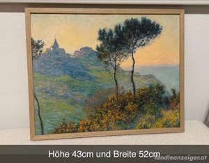 Bild mit Rahmen ohne Glas