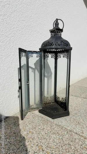 Laterne schwarz Bild 4