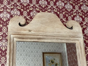 Barock Spiegel Pinie Wandspiegel Massivholz Biedermeier Landhaus Bild 2