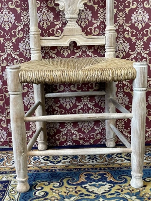 Barock Empire Stil Möbel Sessel Stuhl Pinie Massivholz Biedermeier Landhaus Bild 6