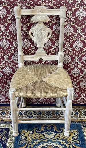 Barock Empire Stil Möbel Sessel Stuhl Pinie Massivholz Biedermeier Landhaus Bild 2