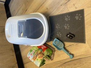 Katzenklo inkl. Zubehör