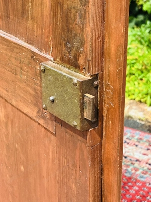 Biedermeier Schrank Bauernschrank bemalt Barock Gründerzeit antik Bauernmöbel Kasten Bild 9