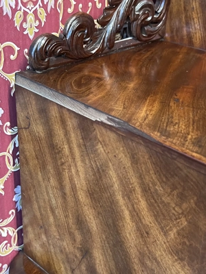 Biedermeier Sekretär Louis Philippe Aufsatzsekretär Schreibtisch Barock Mahagoni  Bild 8